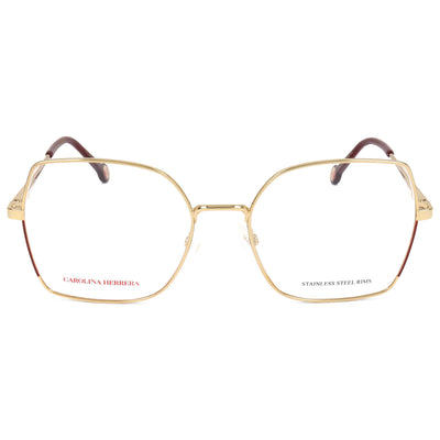 משקפי ראייה Carolina Herrera דגם Her0206 לנשים 55 מ״מ בצבע בורדו זהב