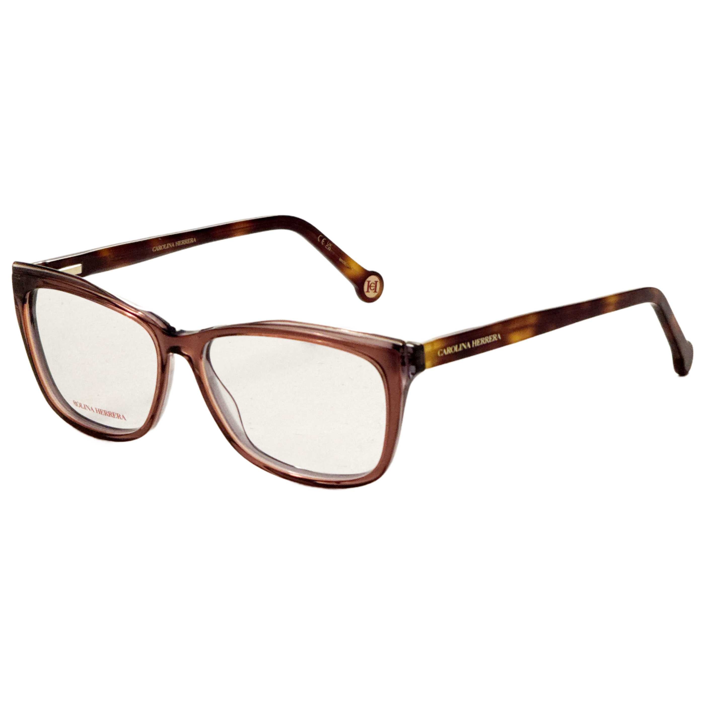 משקפי ראייה Carolina Herrera דגם Her0208 לנשים 55 מ״מ בצבע חום אפור