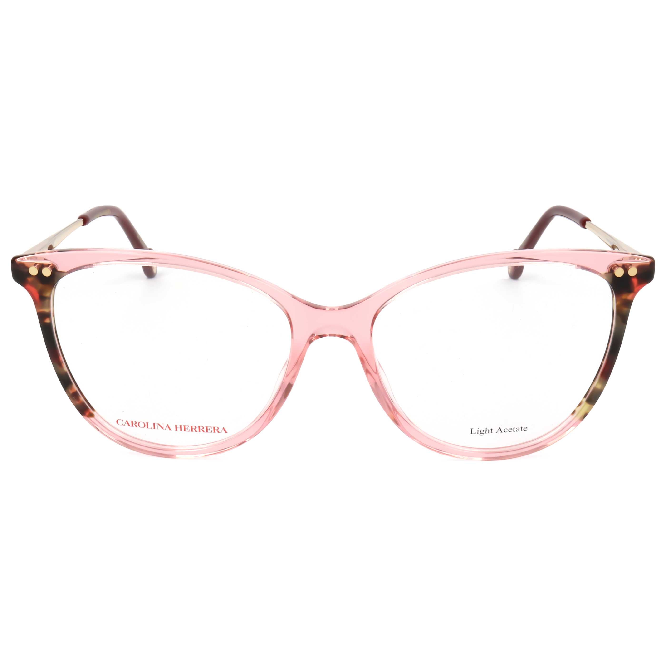 משקפי ראייה Carolina Herrera דגם Her0210 לנשים 54 מ״מ בצבע ורוד הוואנה