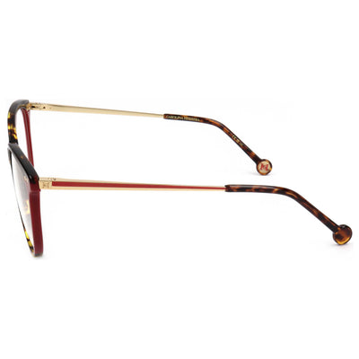 משקפי ראייה Carolina Herrera דגם Her0210 לנשים 52 מ״מ בצבע הוואנה אדום