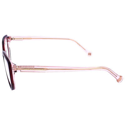 משקפי ראייה Carolina Herrera דגם Her0214 לנשים 52 מ״מ בצבע בורדו ורוד