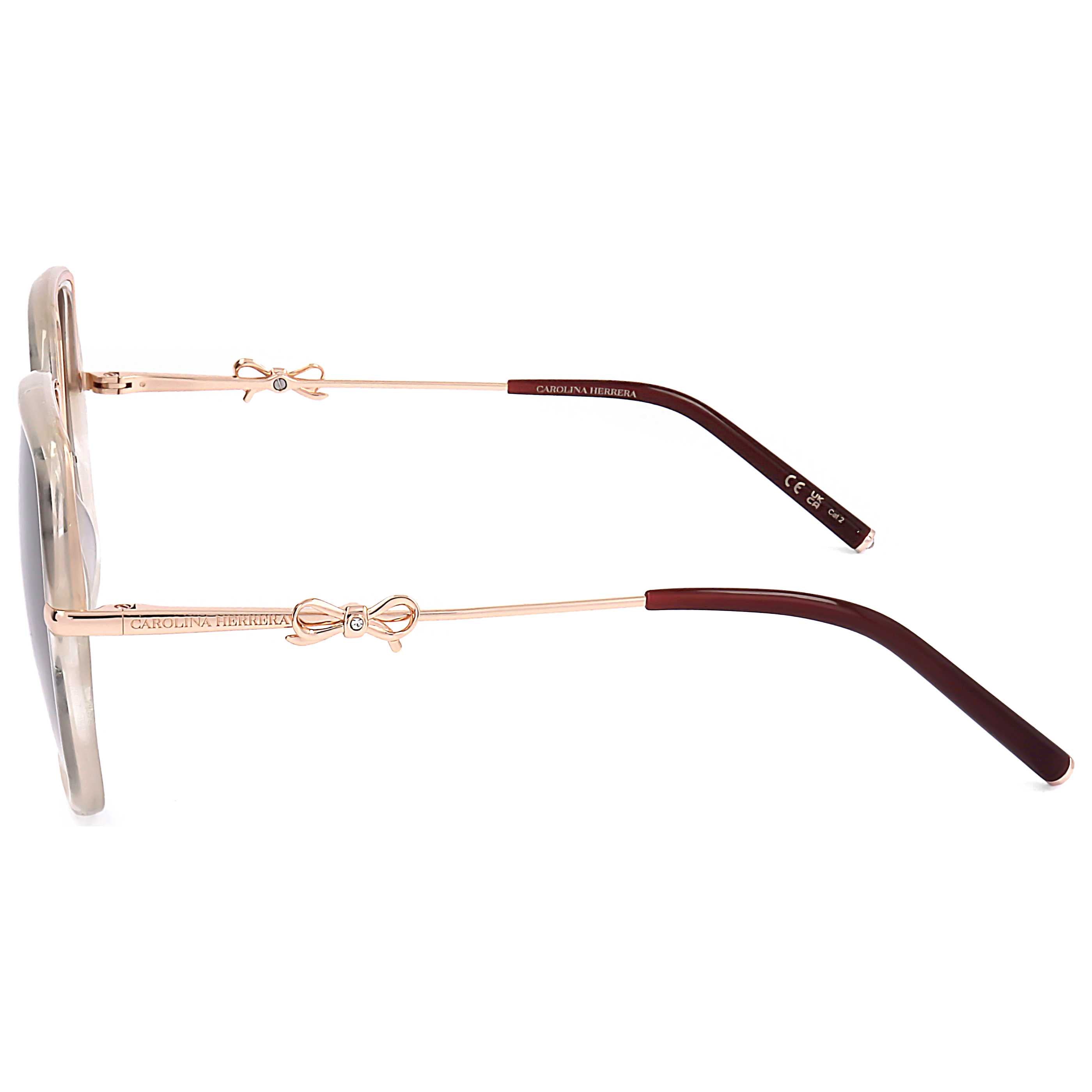 משקפי שמש Carolina Herrera דגם Her0217 לנשים 57 מ״מ בצבע לבן Marble