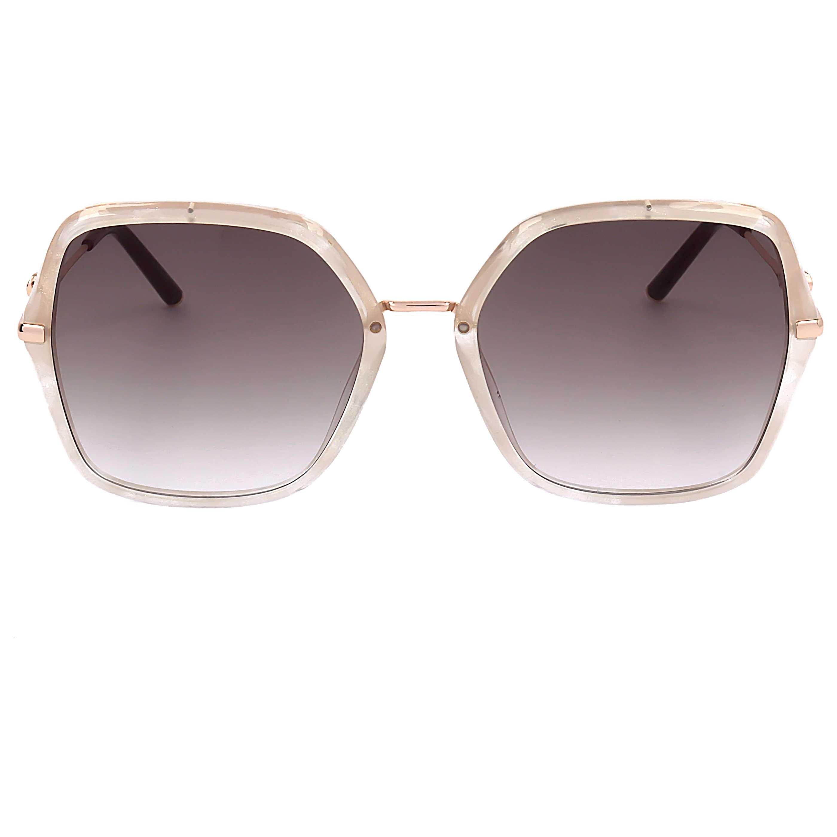משקפי שמש Carolina Herrera דגם Her0217 לנשים 57 מ״מ בצבע לבן Marble