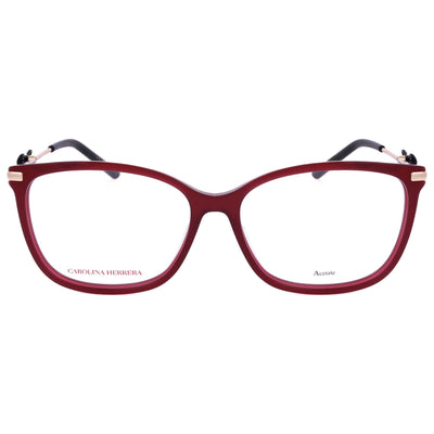 משקפי ראייה Carolina Herrera דגם Her0218 לנשים 55 מ״מ בצבע בורדו זהב