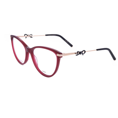 משקפי ראייה Carolina Herrera דגם Her0219 לנשים 55 מ״מ בצבע בורדו זהב