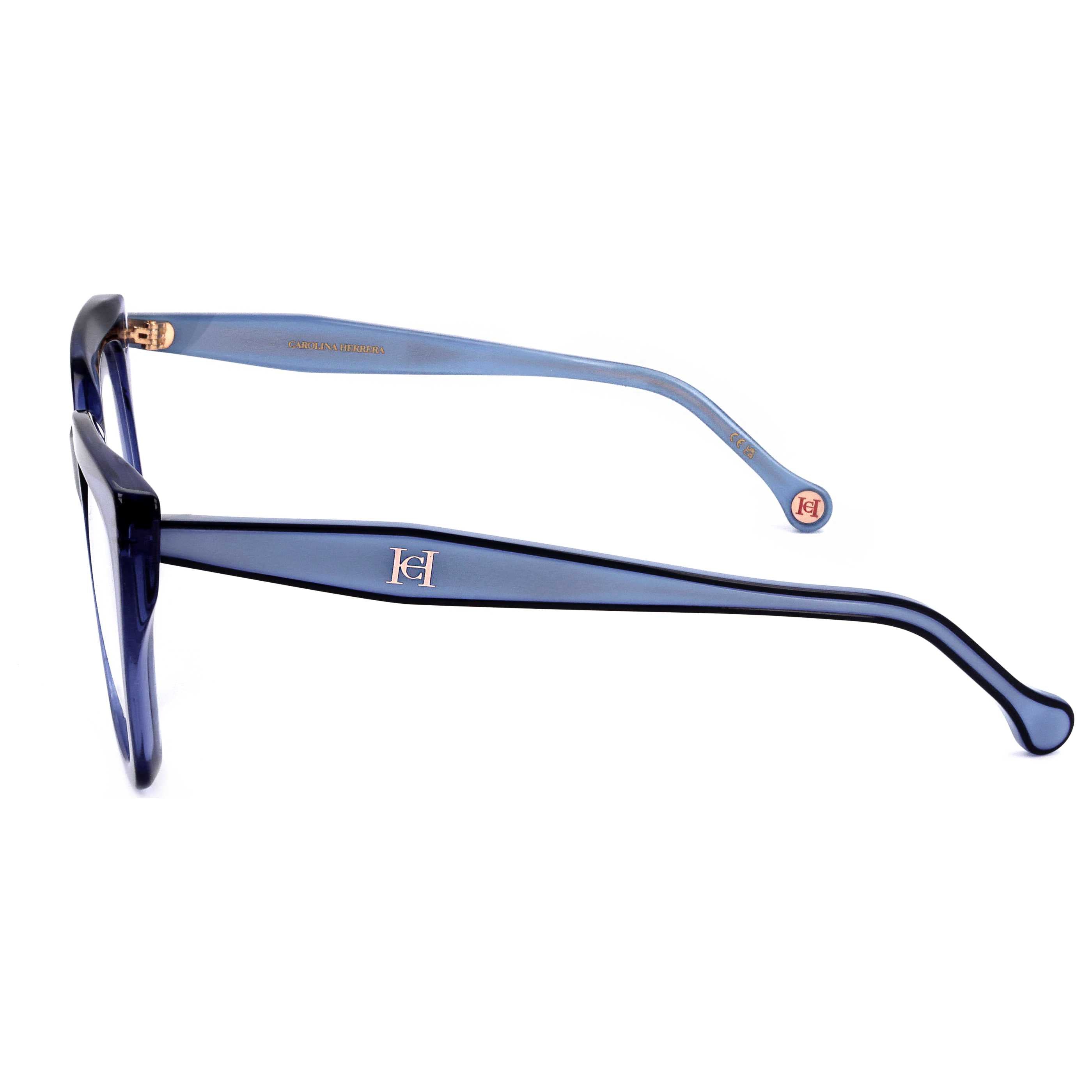משקפי ראייה Carolina Herrera דגם Her0227 לנשים 53 מ״מ בצבע כחול Azure