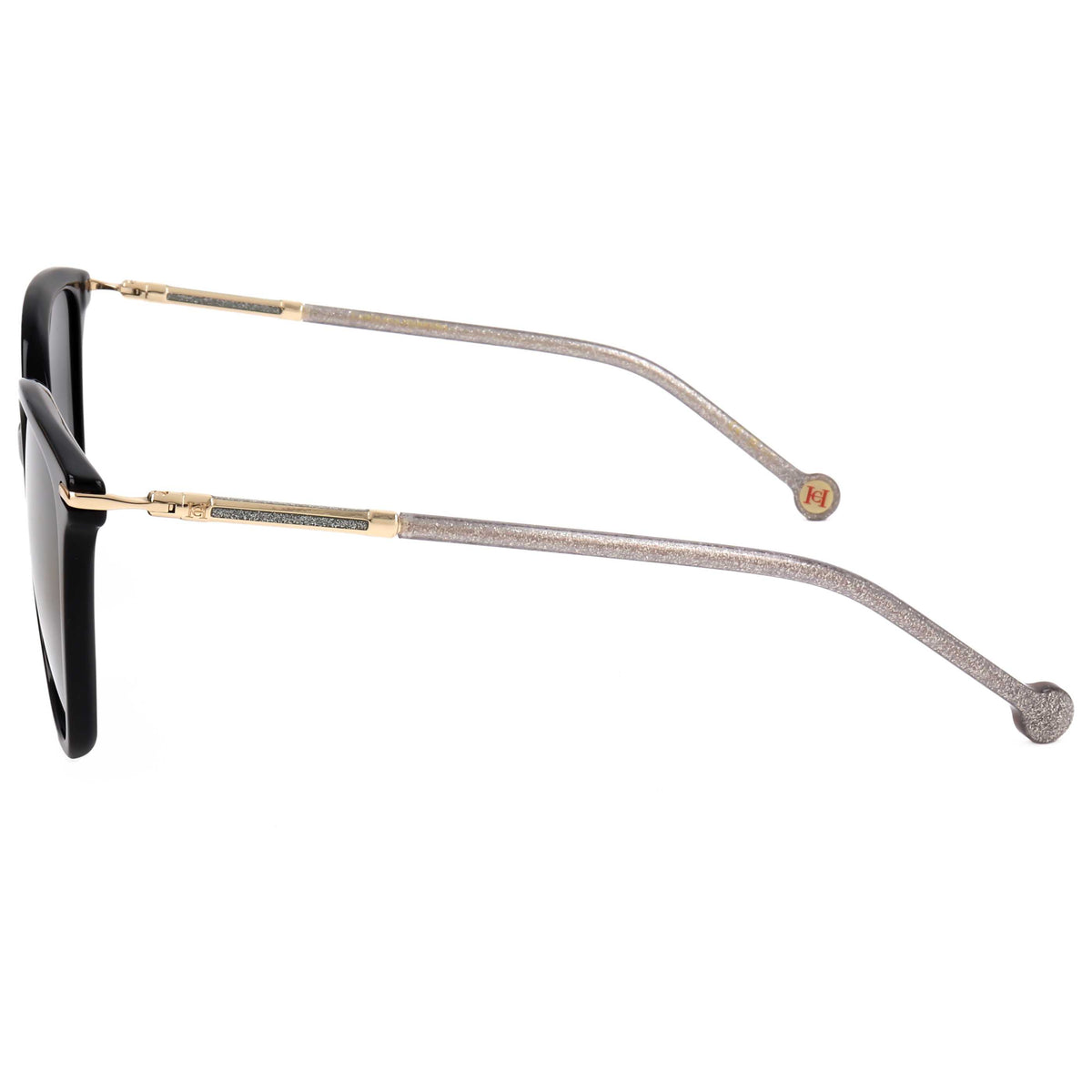 משקפי שמש Carolina Herrera דגם HER0229-S-P9X-55 לנשים 55 מ״מ בצבע Black Glitter Black