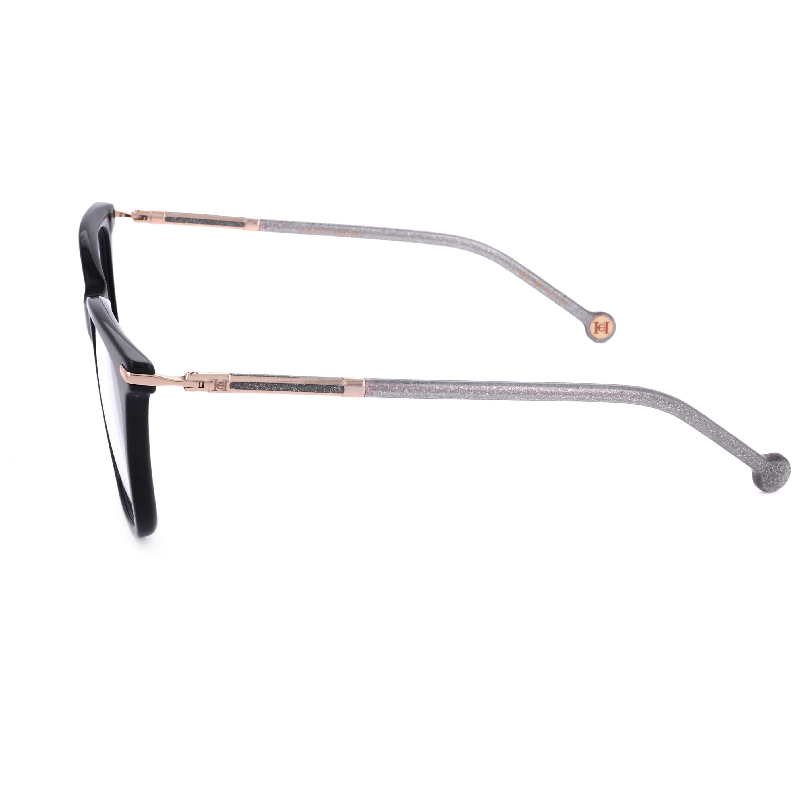 משקפי ראייה Carolina Herrera דגם Her0232 לנשים 53 מ״מ בצבע שחור Glitter שחור