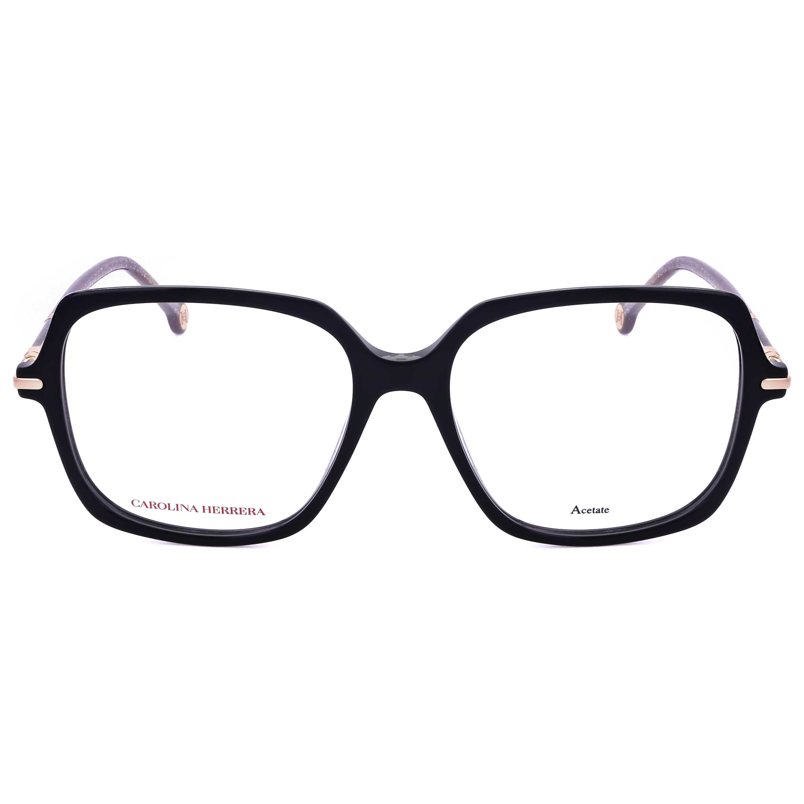משקפי ראייה Carolina Herrera דגם Her0233 לנשים 54 מ״מ בצבע שחור Glitter שחור