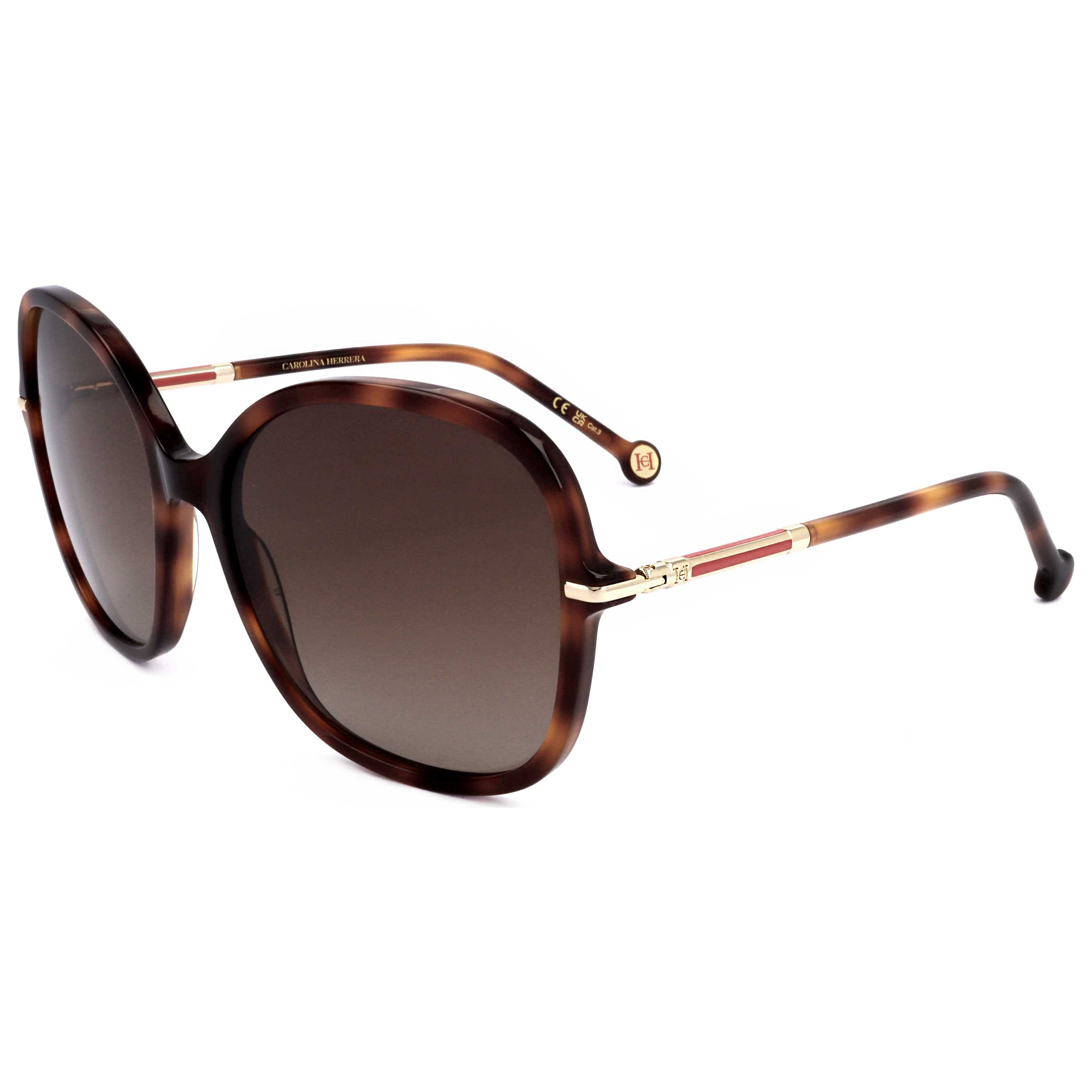 משקפי שמש Carolina Herrera דגם Her0269 לנשים 58 מ״מ בצבע הוואנה