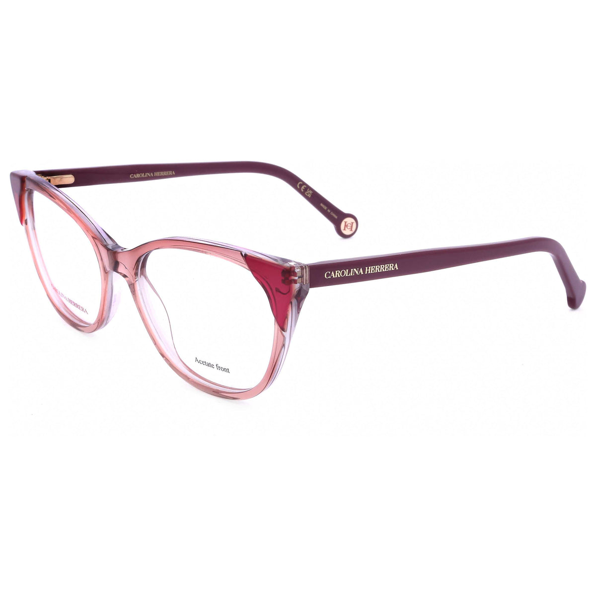 משקפי ראייה Carolina Herrera דגם Her0283 לנשים 53 מ״מ בצבע ורוד