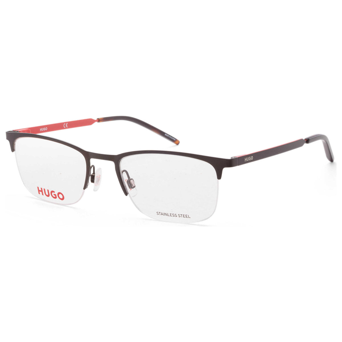 משקפי ראייה Hugo Boss דגם Hg1019 לגברים 53 מ״מ בצבע אפור מט