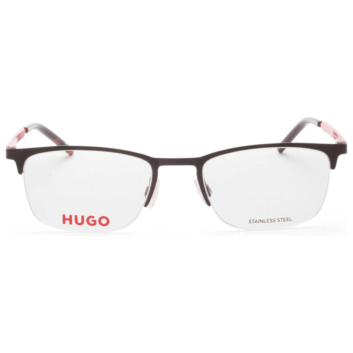 משקפי ראייה Hugo Boss דגם Hg1019 לגברים 53 מ״מ בצבע אפור מט