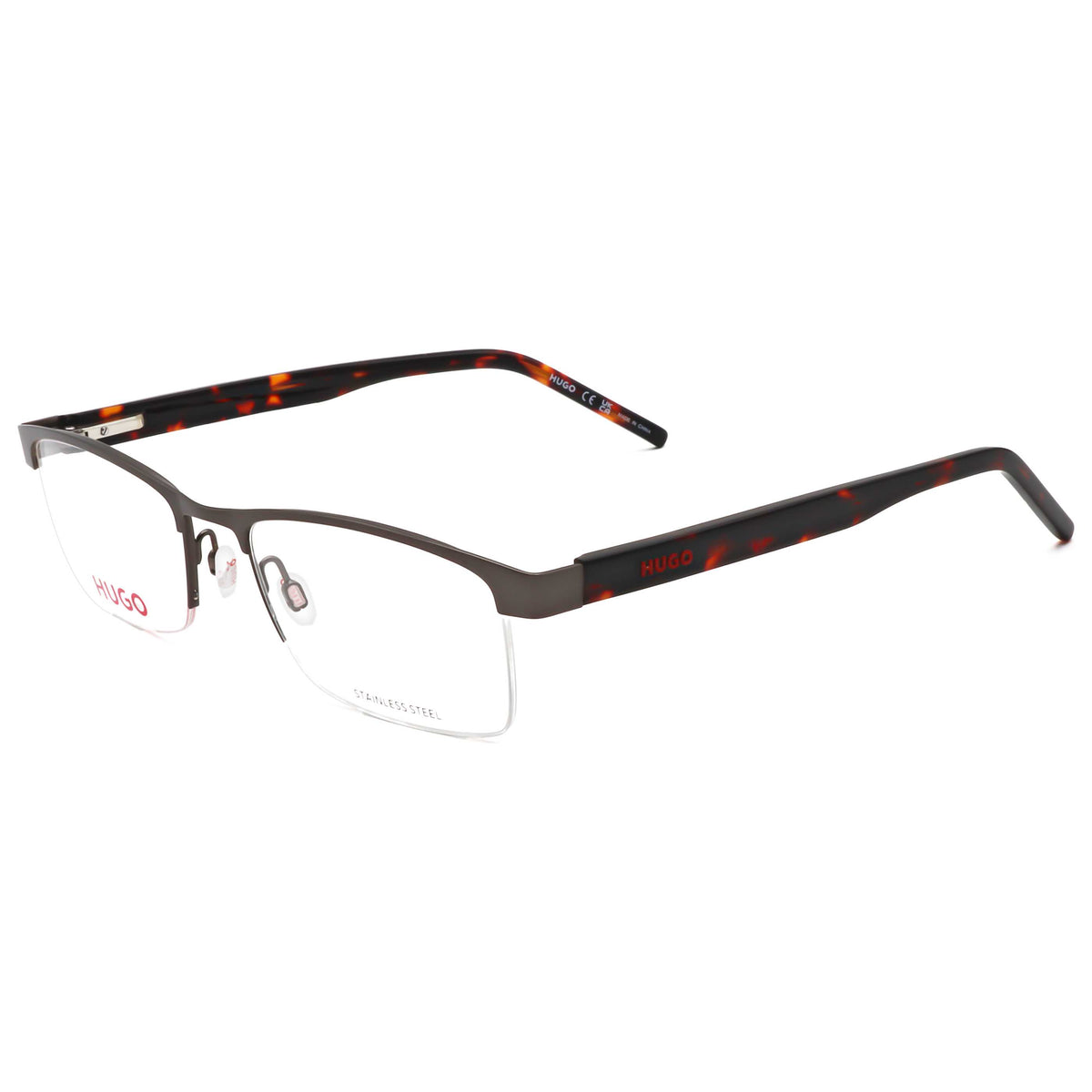 משקפי ראייה Hugo Boss דגם Hg1199 לגברים 53 מ״מ בצבע מט רותניום