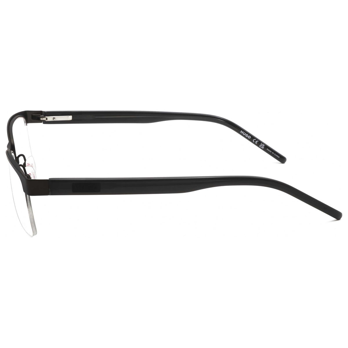 משקפי ראייה Hugo Boss דגם Hg1199 לגברים 53 מ״מ בצבע מט רותניום שחור