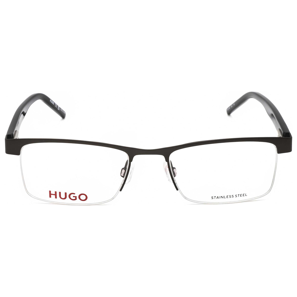 משקפי ראייה Hugo Boss דגם Hg1199 לגברים 53 מ״מ בצבע מט רותניום שחור
