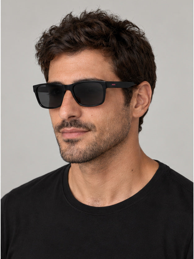משקפי שמש Hugo Boss דגם HG1260-S-807-57 לגברים 57 מ״מ בצבע שחור