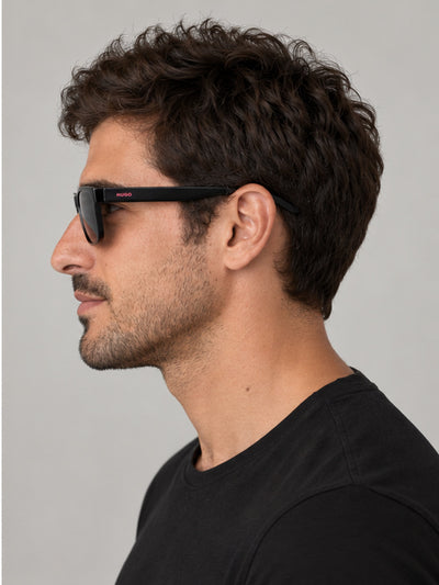 Hugo Men's 57 mm Black Sunglasses HG1260-S-807-57
