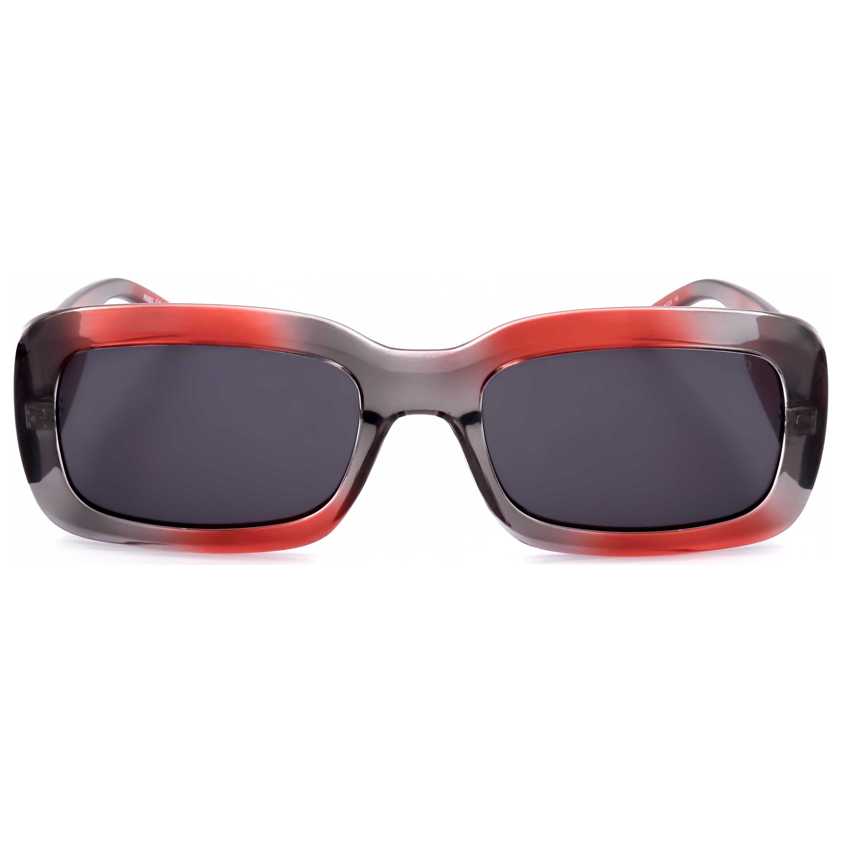 משקפי שמש Hugo Boss דגם Hg1281 יוניסקס 56 מ״מ בצבע אפור אדום