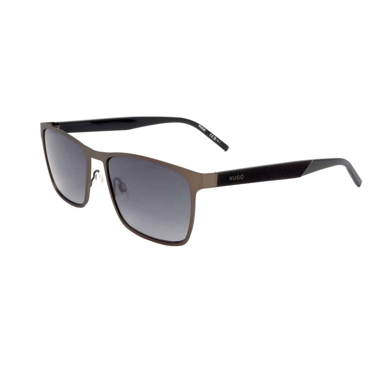 משקפי שמש Hugo Boss דגם HG1328-S-SVK-57 לגברים 57 מ״מ בצבע Matte Ruthenium Black
