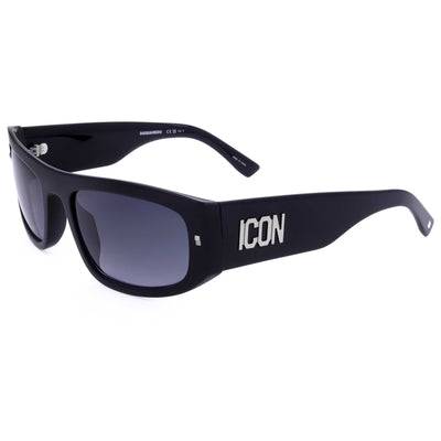 משקפי שמש Dsquared2 דגם Icon0016 לגברים 57 מ״מ בצבע שחור