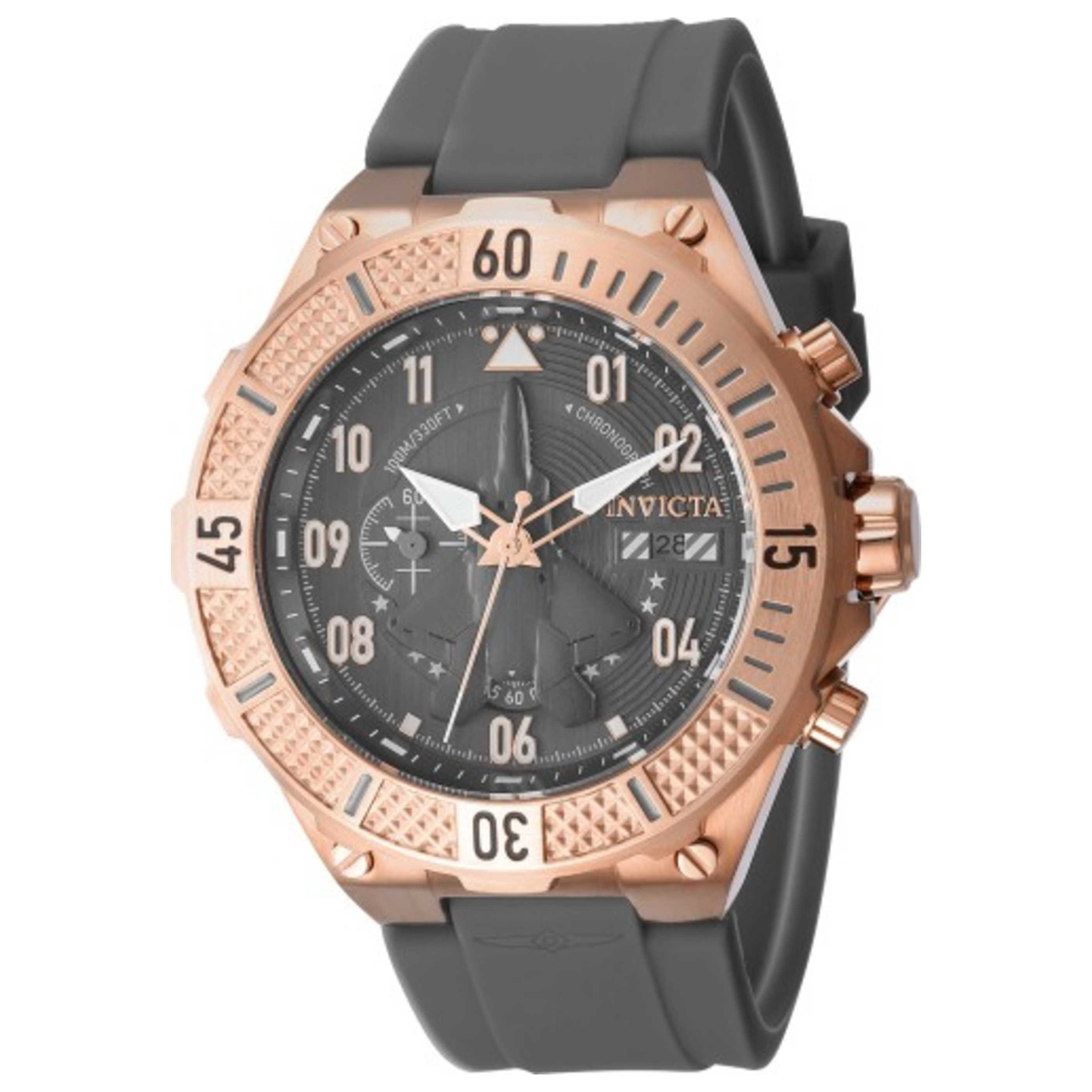 שעון לגבר Aviator של Invicta, קוורץ, 50 מ״מ
