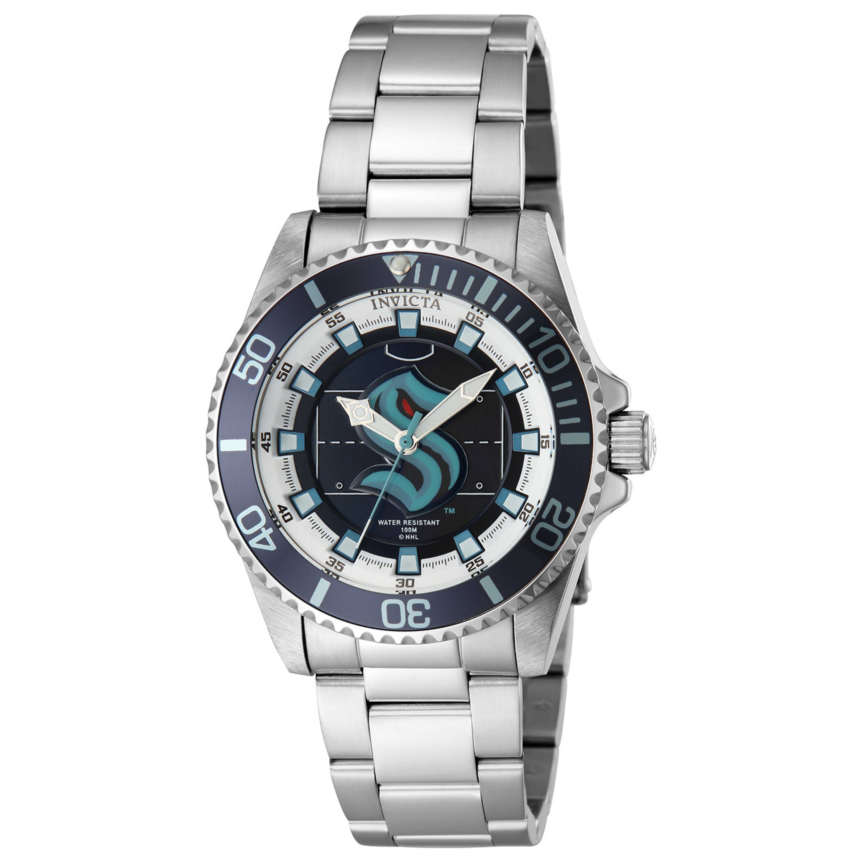 שעון Invicta דגם Seattle Kraken לנשים 38 מ״מ קוורץ