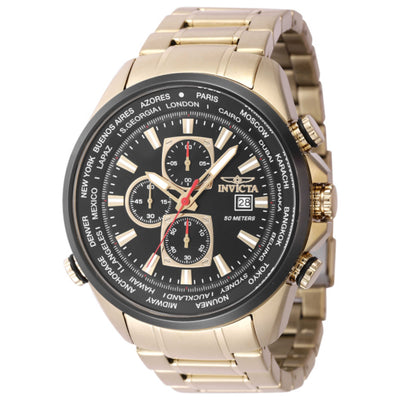 שעון Invicta דגם Aviator לגברים 50 מ״מ קוורץ
