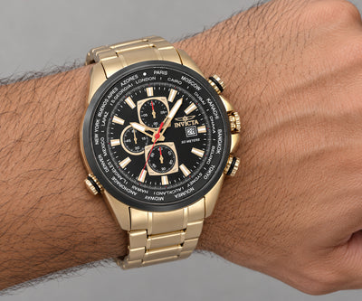 שעון Invicta דגם Aviator לגברים 50 מ״מ קוורץ