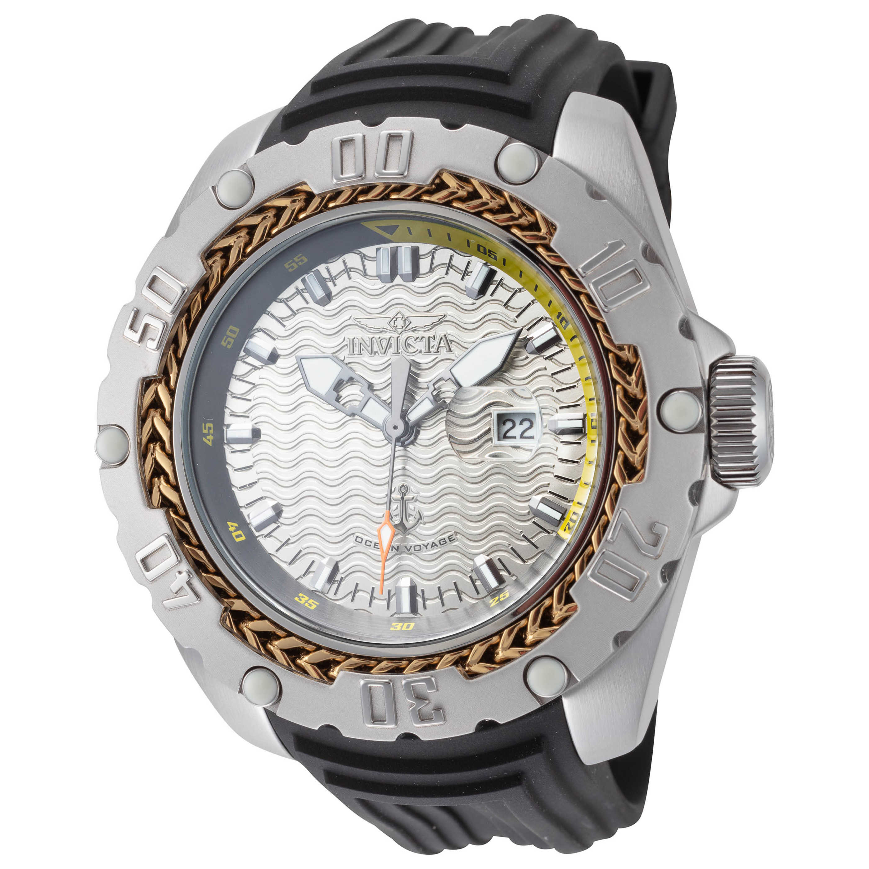 שעון Invicta דגם Ocean Voyage לגברים 51 מ״מ קוורץ