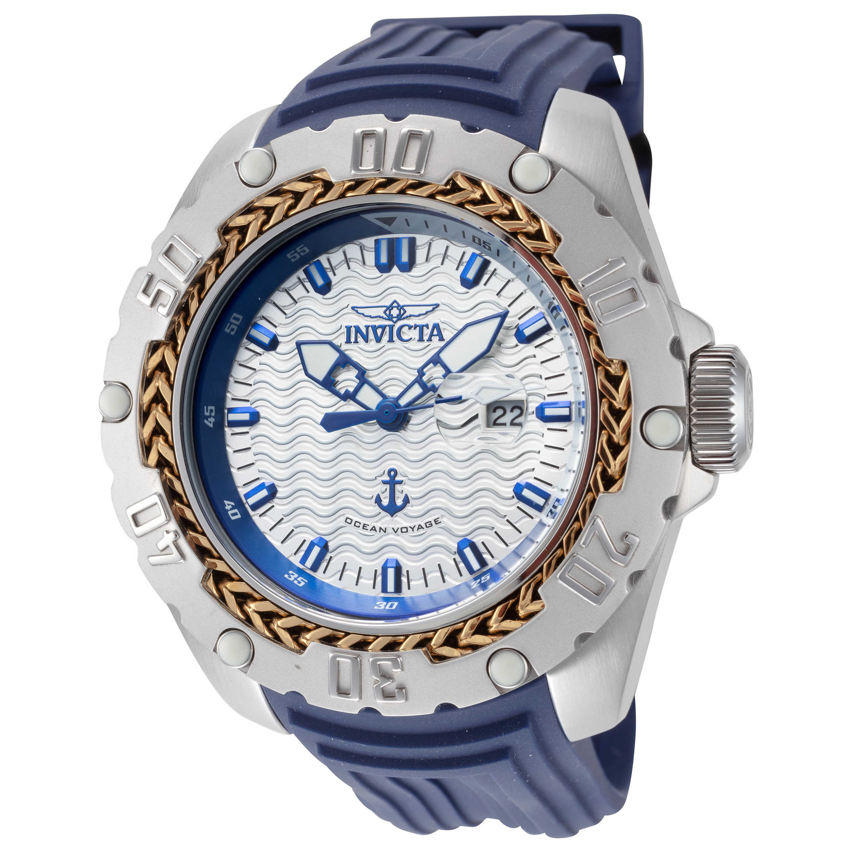 שעון Invicta דגם Ocean Voyage לגברים 51 מ״מ קוורץ