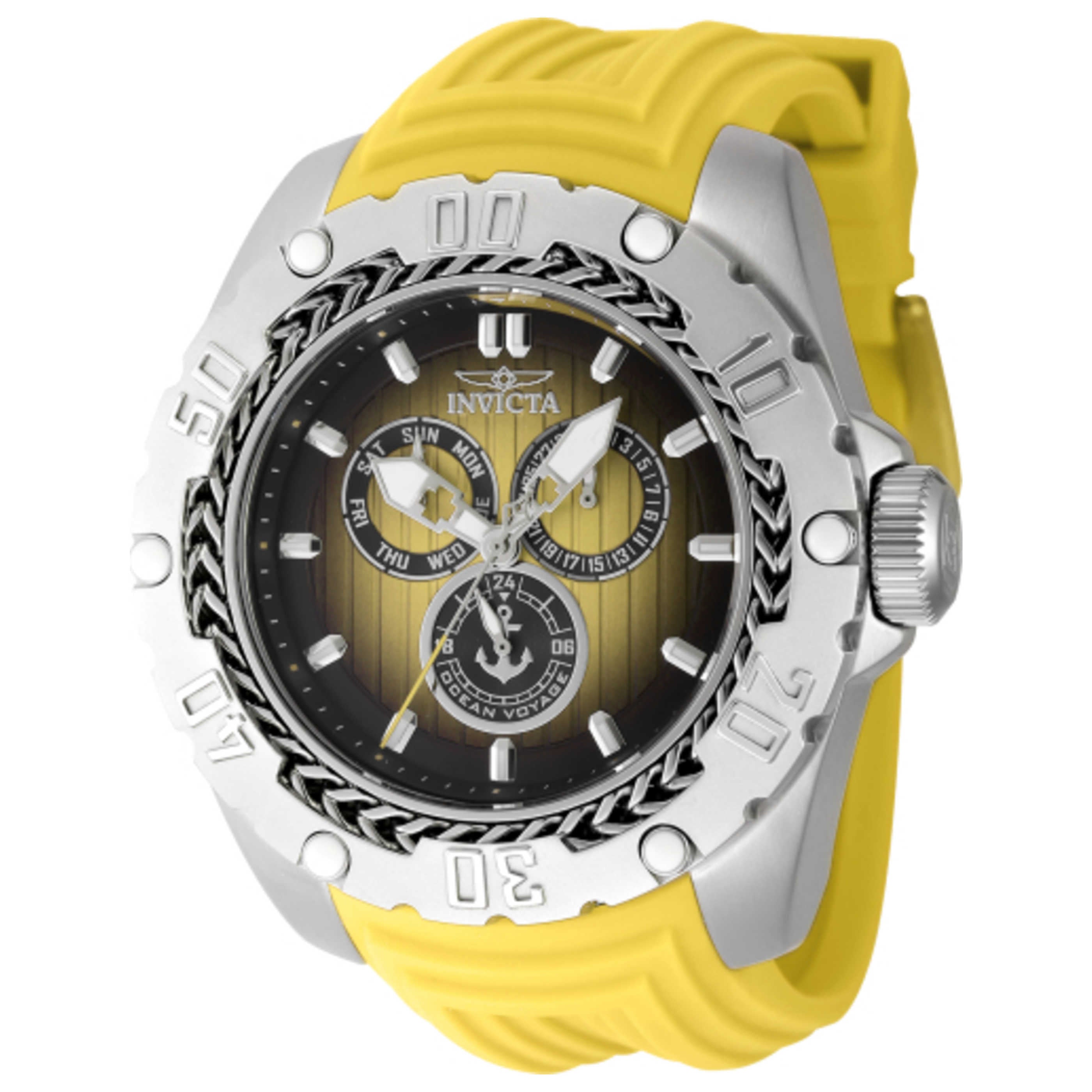 שעון Invicta דגם Ocean Voyage לגברים 51 מ״מ קוורץ