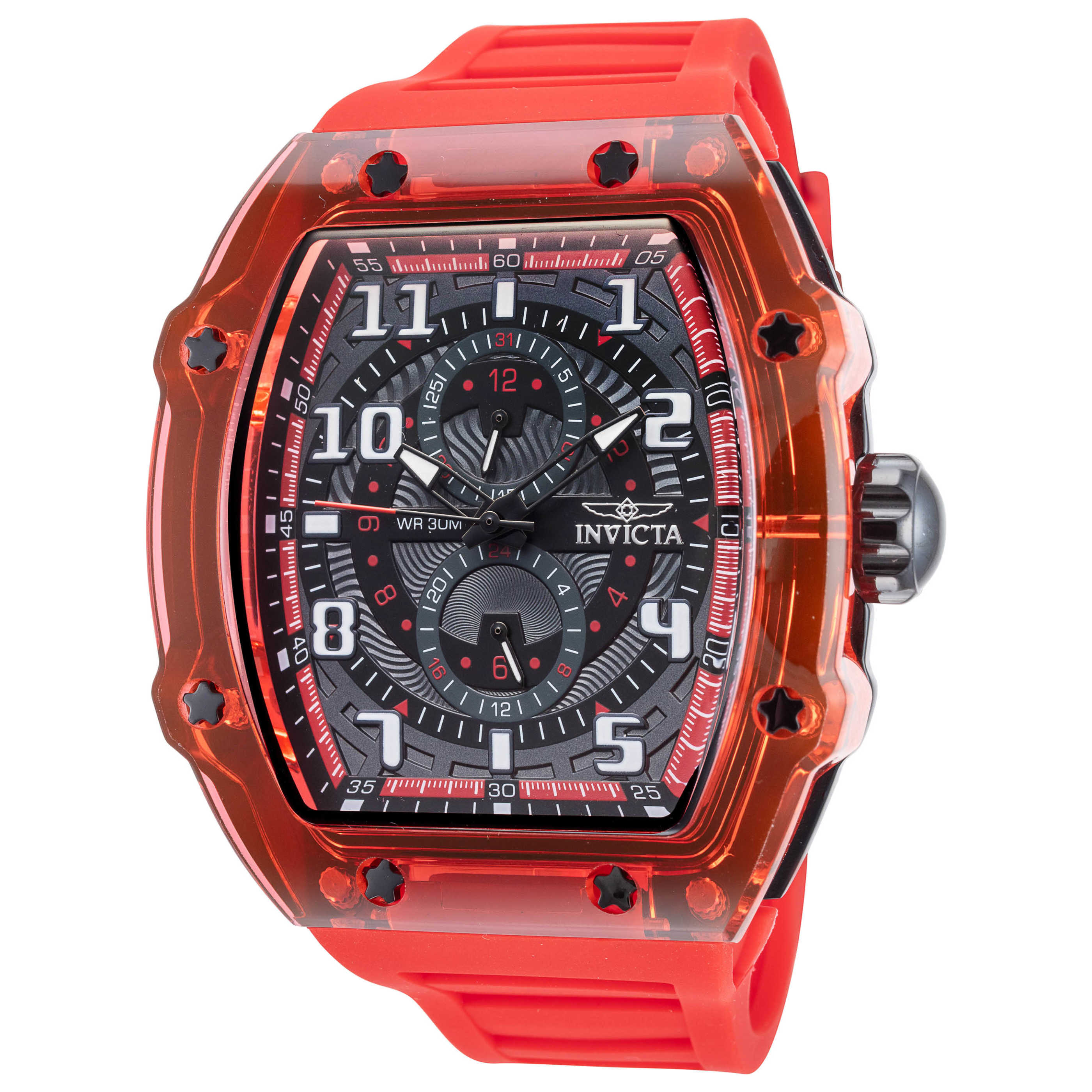 שעון Invicta דגם Racing לגברים 48.5 מ״מ קוורץ
