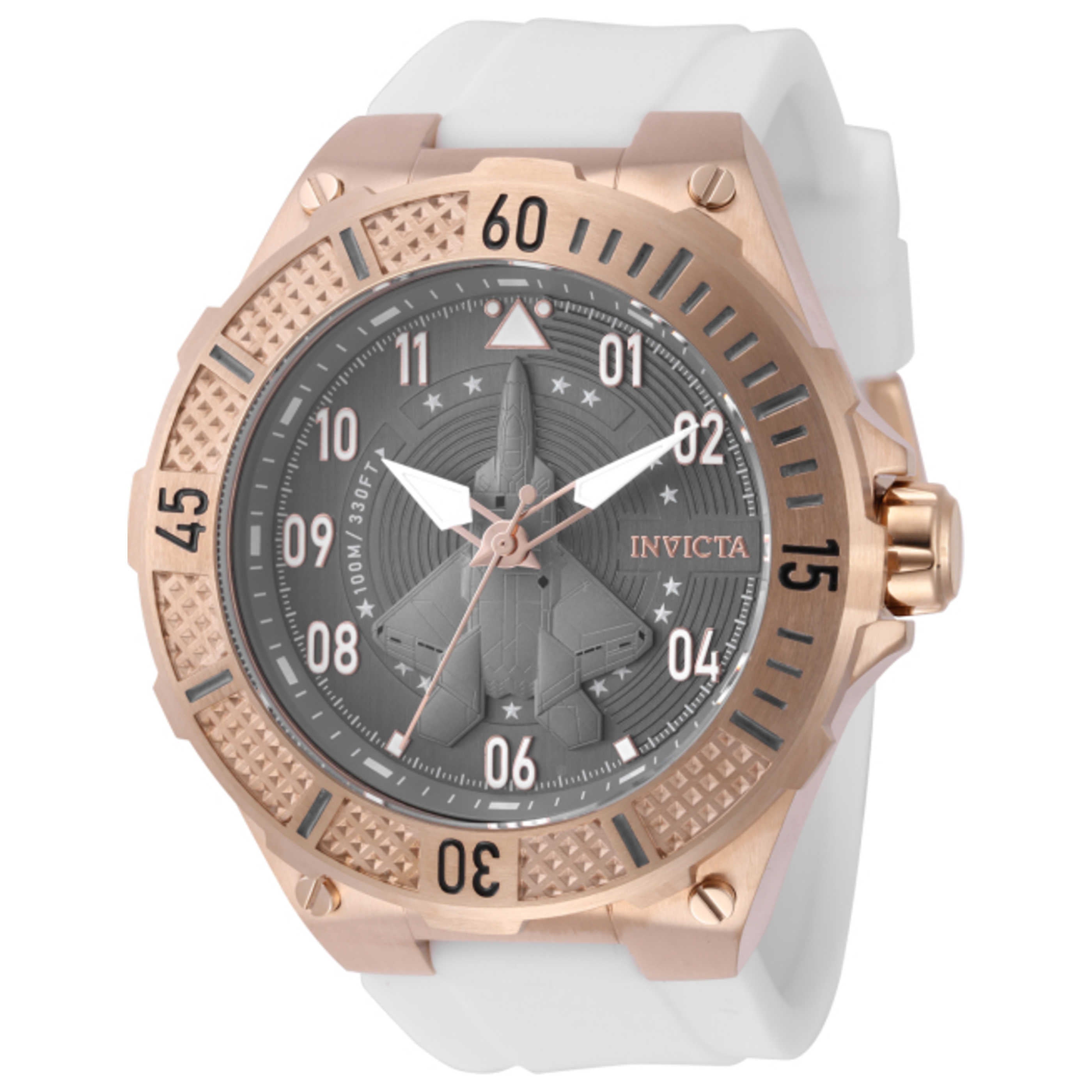 שעון לגבר Aviator של Invicta, קוורץ, 50 מ״מ