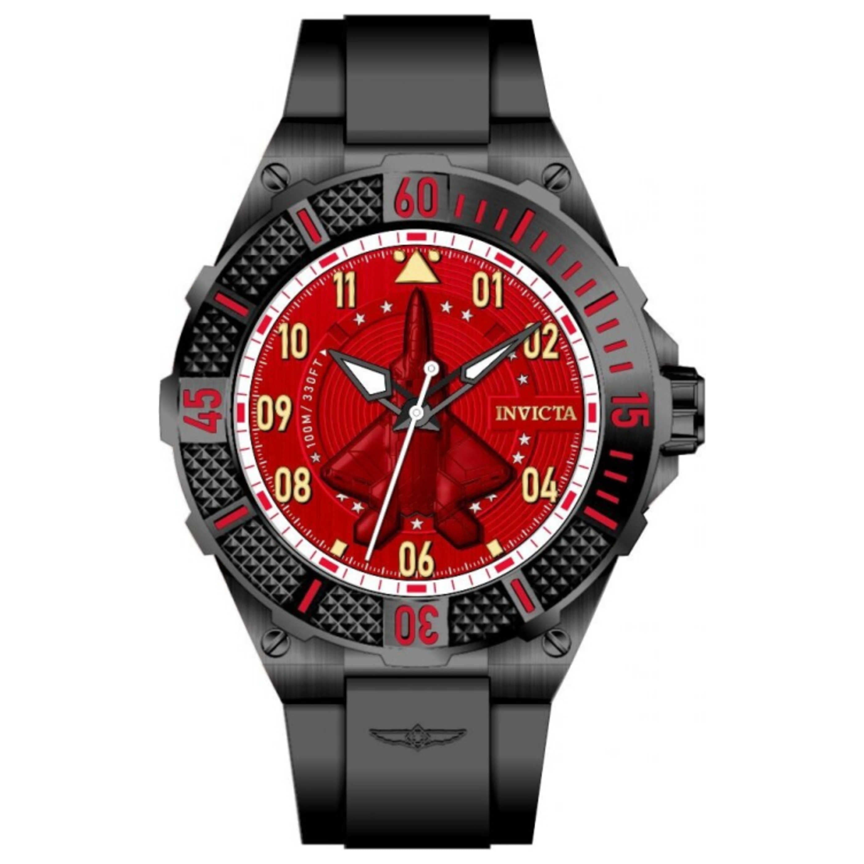 שעון לגבר Aviator של Invicta, קוורץ, 50 מ״מ