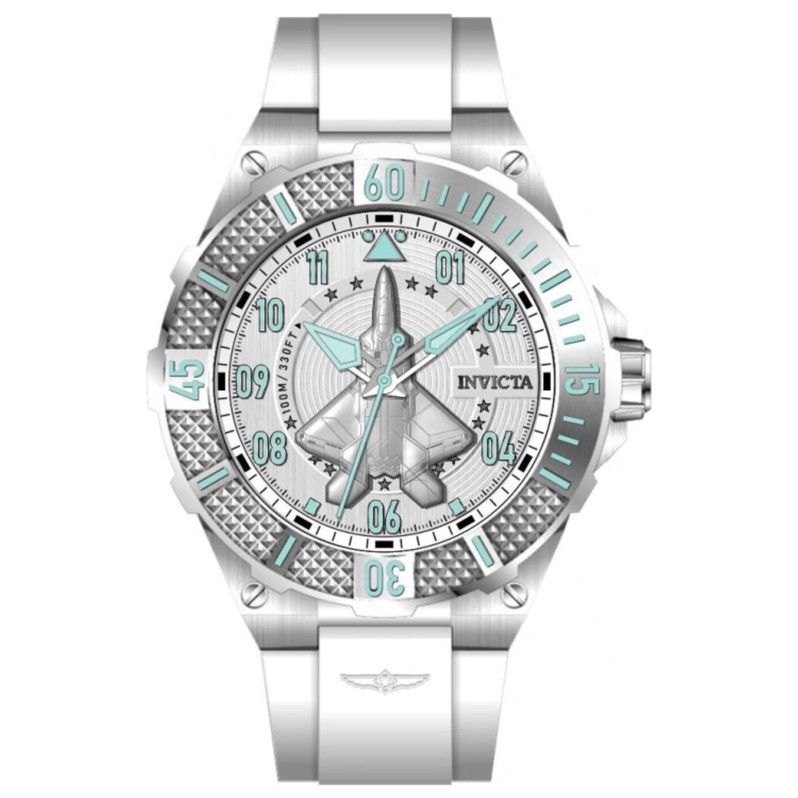 שעון לגבר Aviator של Invicta, קוורץ, 50 מ״מ