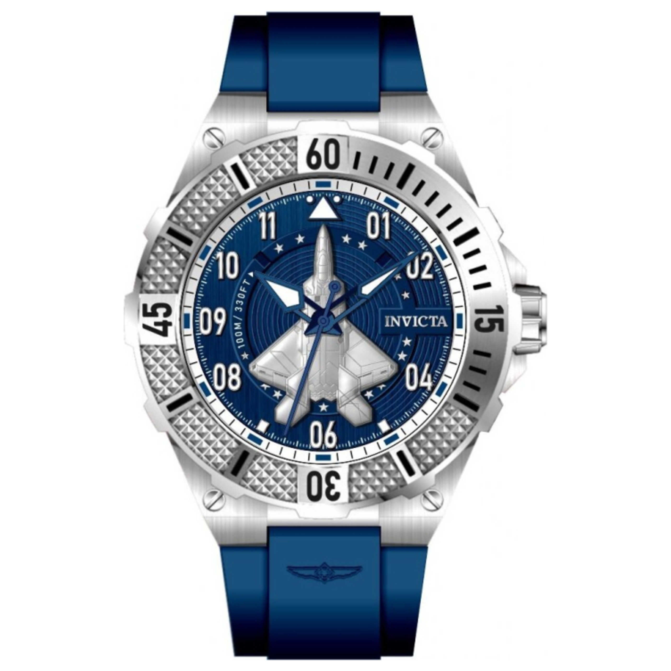 שעון לגבר Aviator של Invicta, קוורץ, 50 מ״מ