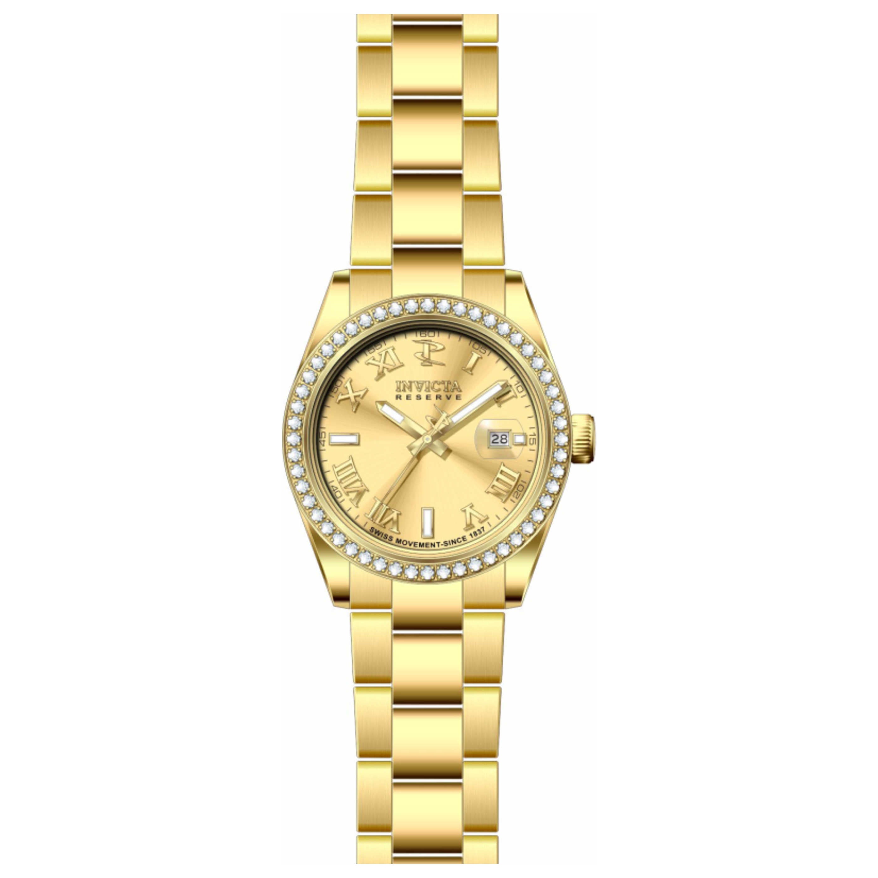 שעון לגבר Elite Diamond של Invicta, קוורץ, 41 מ״מ