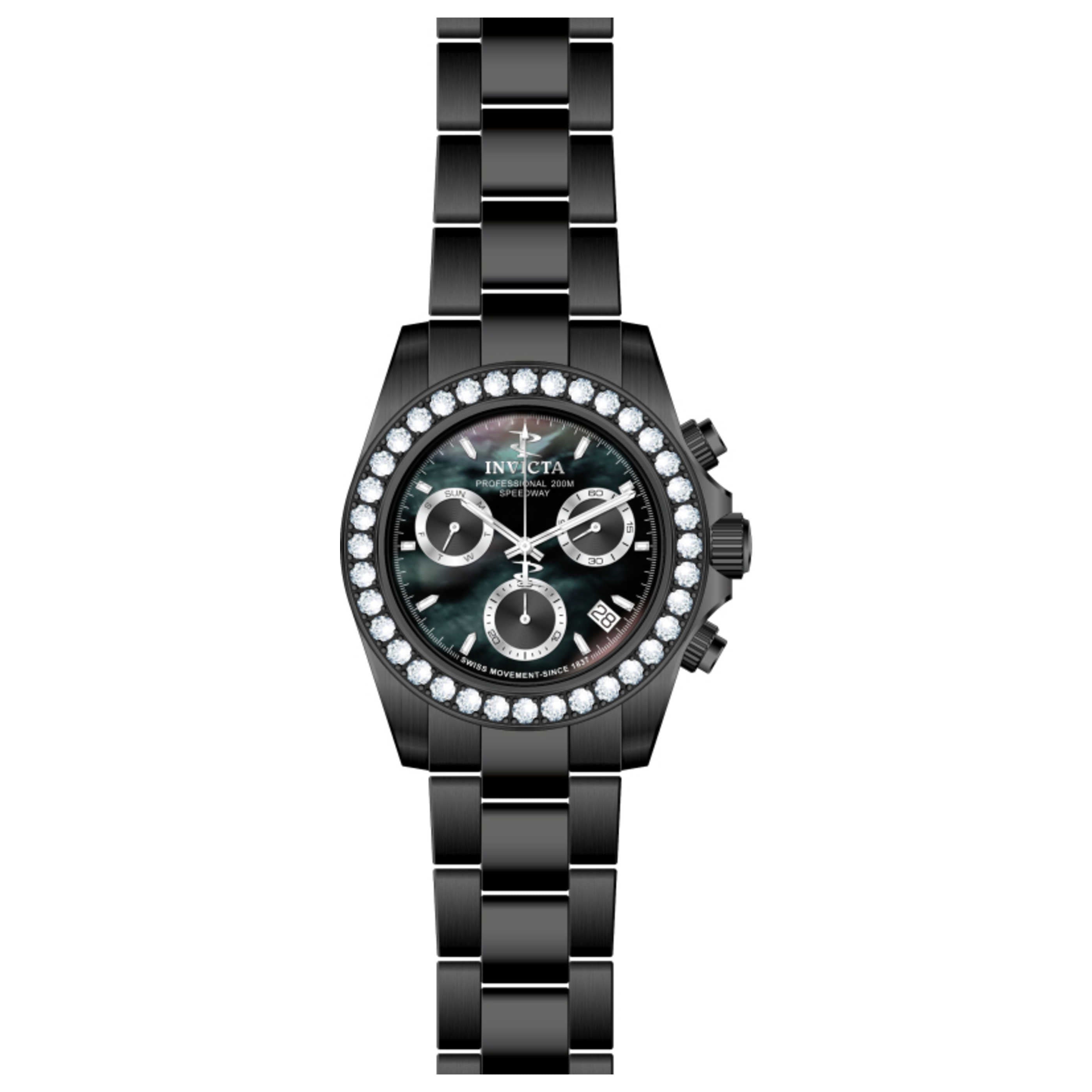 שעון לגבר Elite Diamond של Invicta, קוורץ, 42 מ״מ
