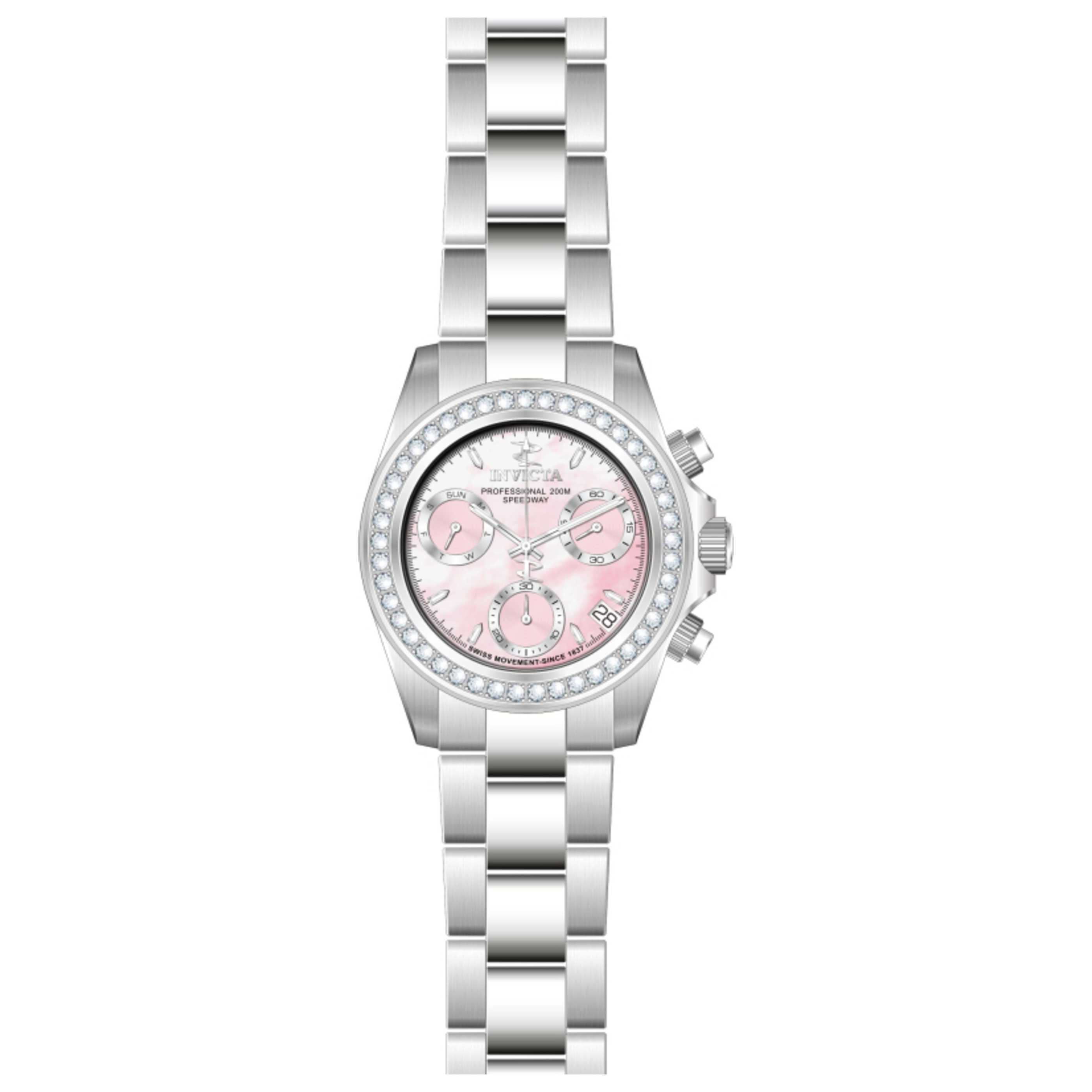 שעון לאישה Elite Diamond של Invicta, קוורץ, 38 מ״מ