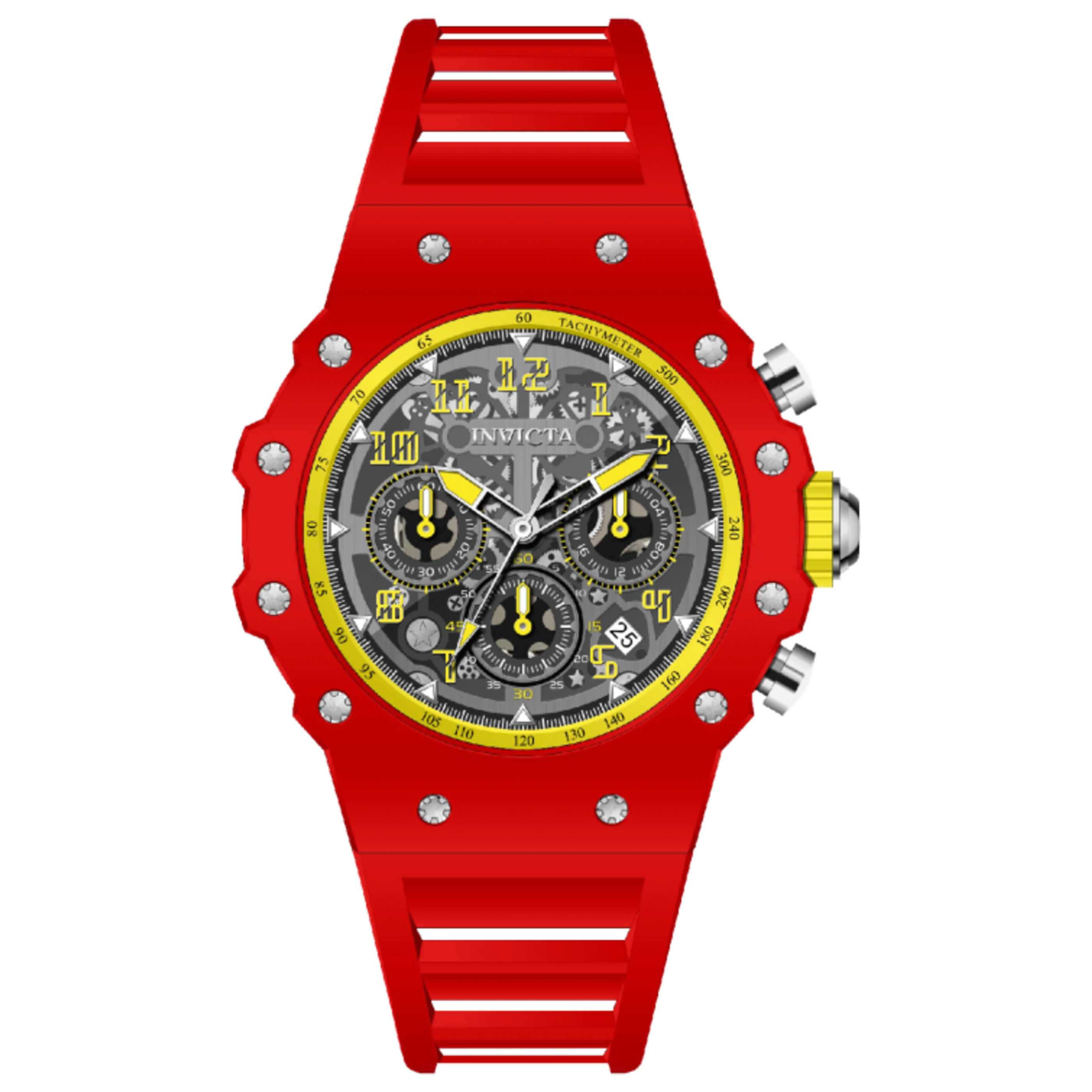 שעון לגבר Invicta Racing של Invicta, קוורץ, 43.5 מ״מ