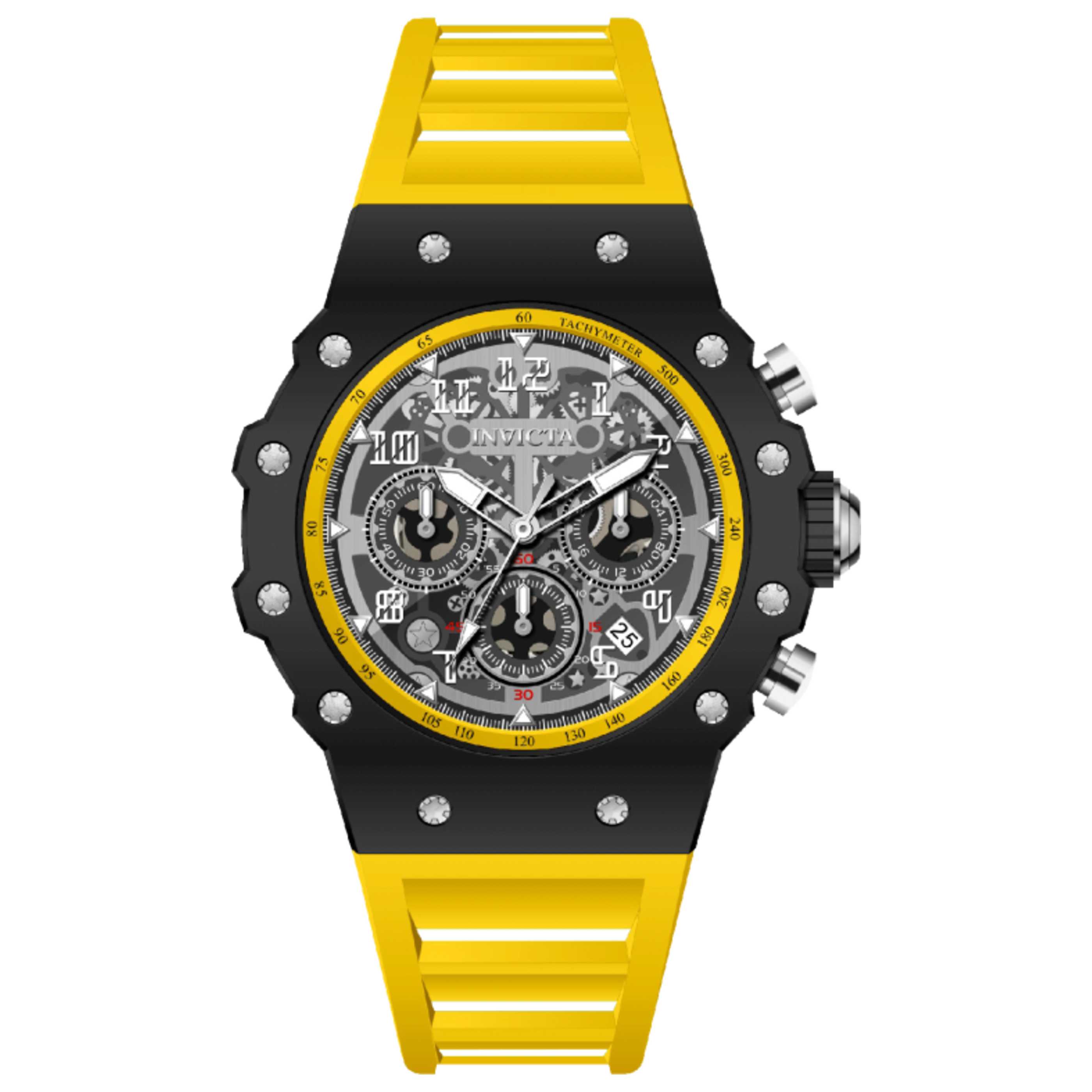 שעון לגבר Racing של Invicta, קוורץ, 43.5 מ״מ