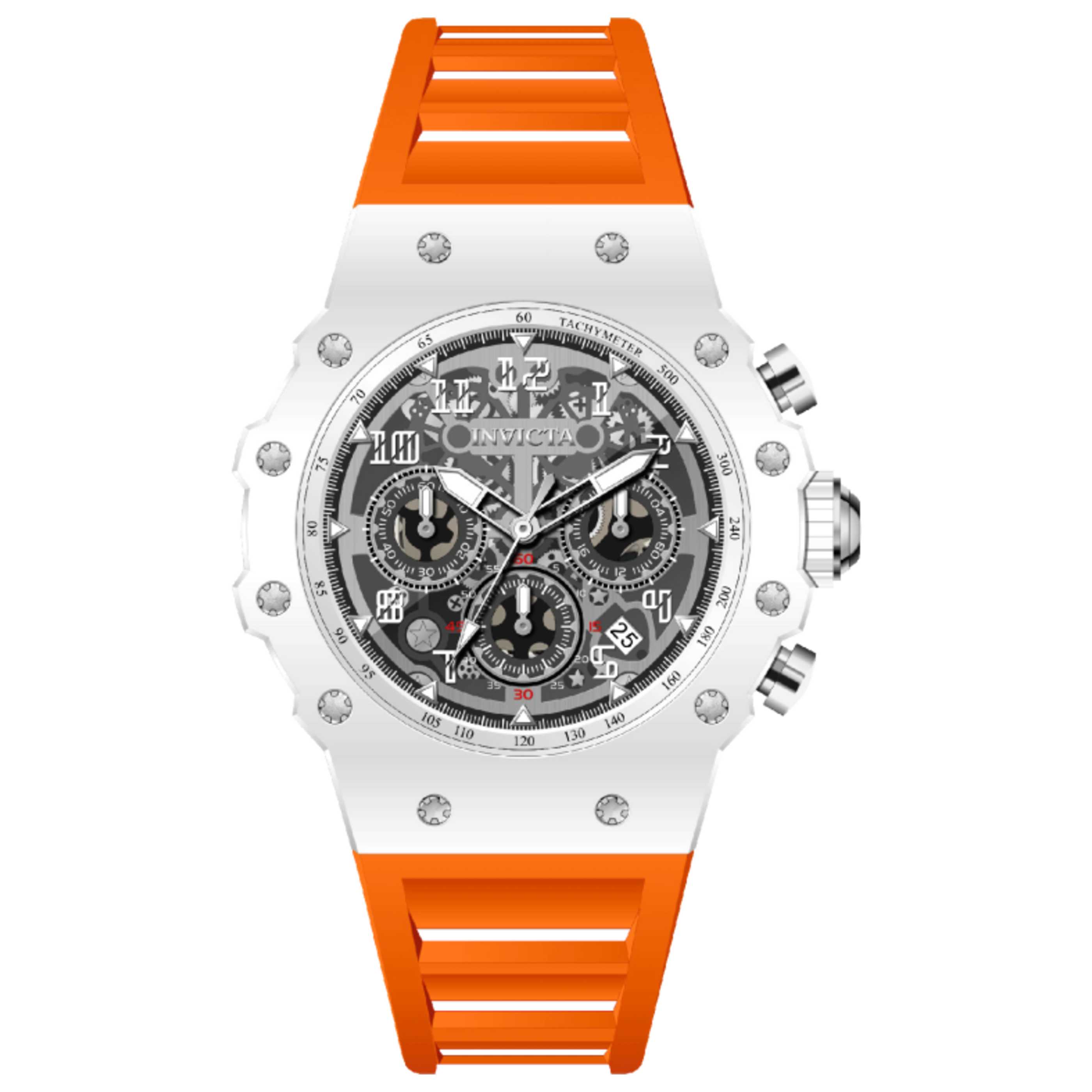שעון לגבר Racing של Invicta, קוורץ, 43.5 מ״מ