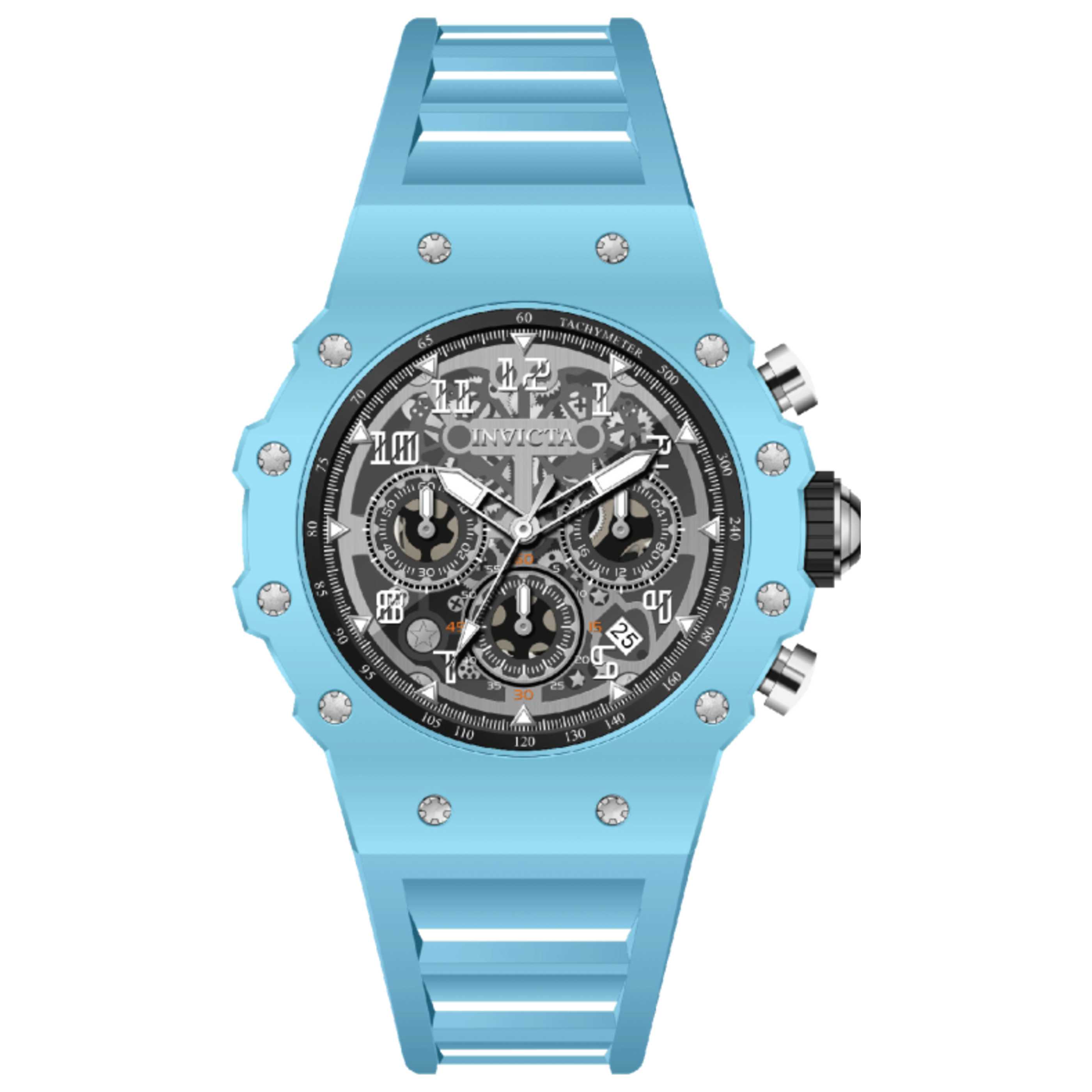 שעון לגבר Racing של Invicta, קוורץ, 43.5 מ״מ