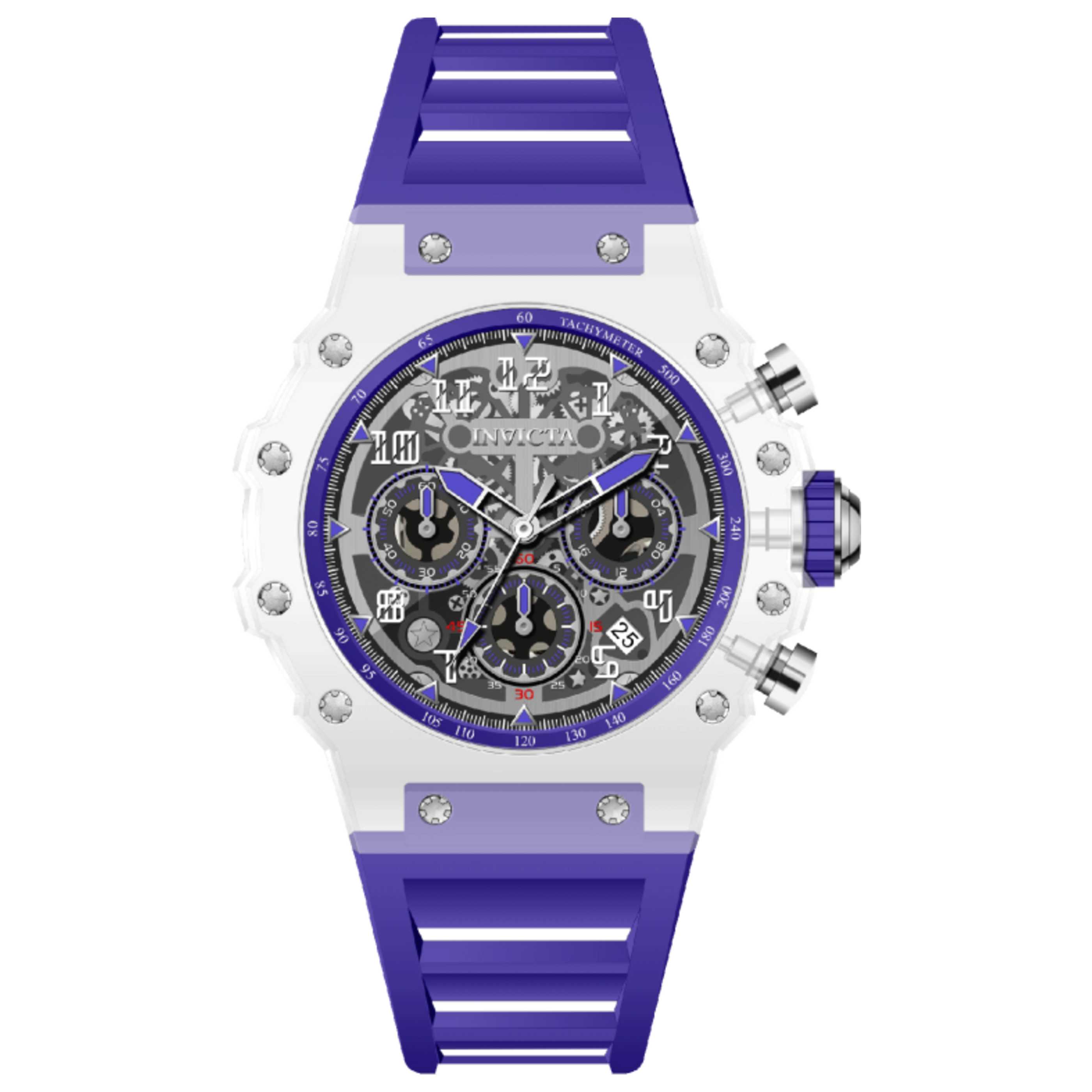 שעון לגבר Racing של Invicta, קוורץ, 43.5 מ״מ