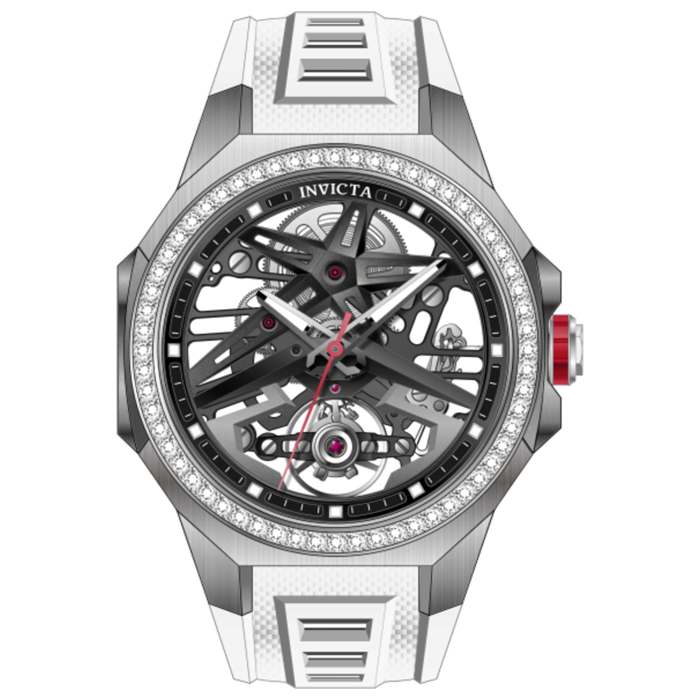 שעון לגבר Objet D Art Diamond של Invicta, אוטומטי, 43 מ״מ