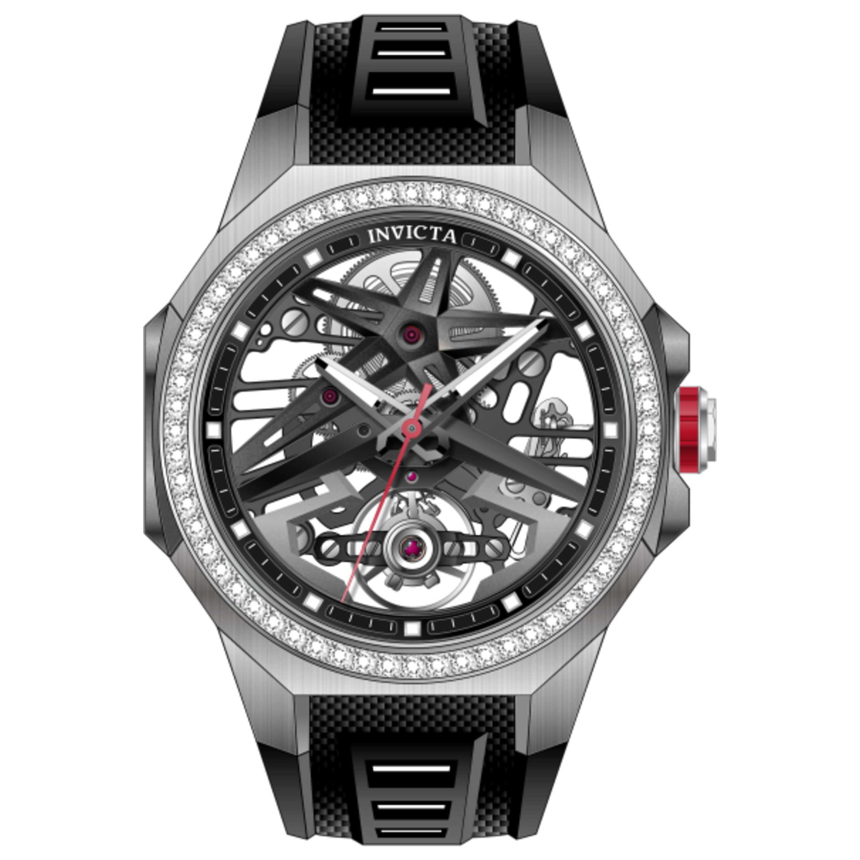 שעון לגבר Objet D Art Diamond של Invicta, אוטומטי, 43 מ״מ
