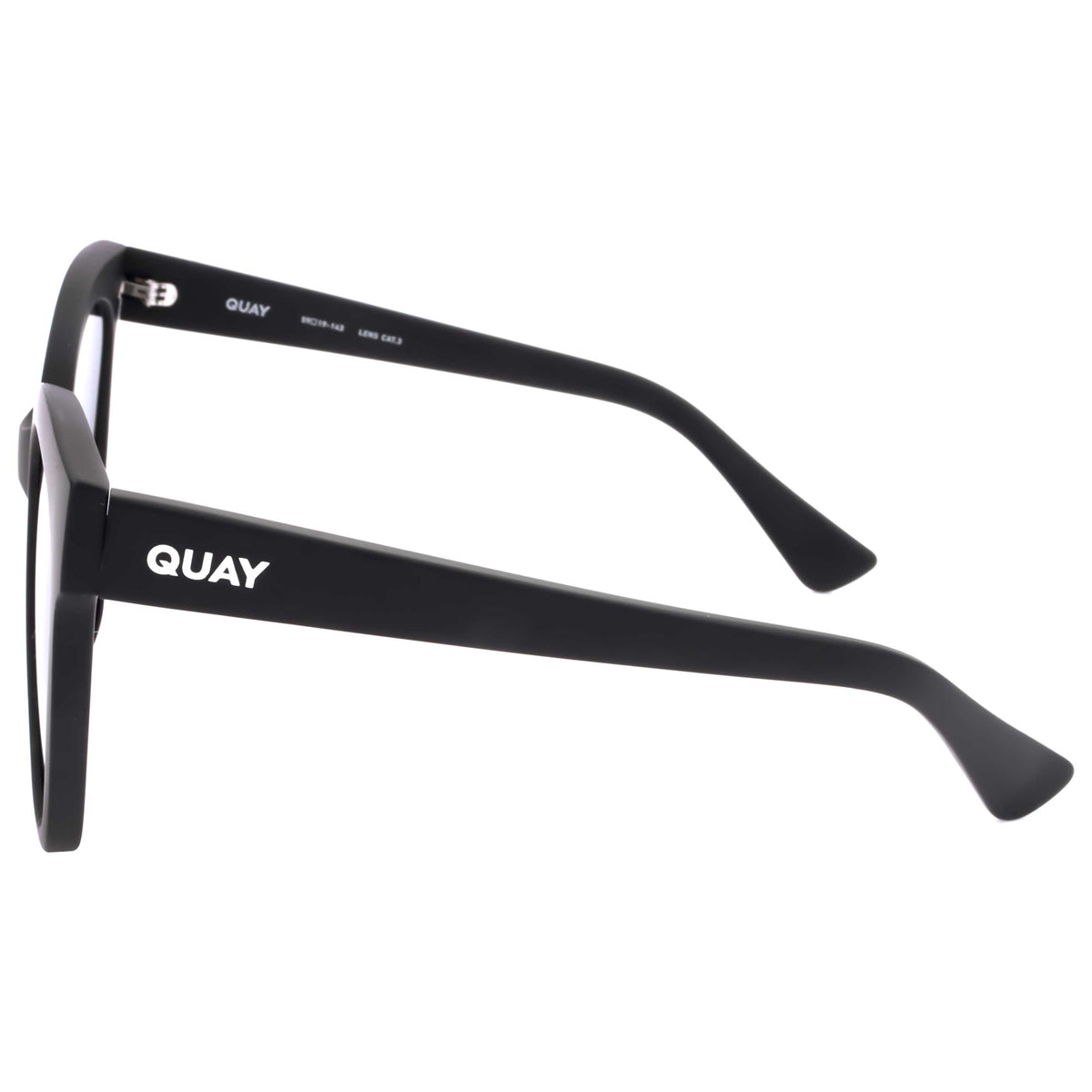 משקפי שמש Quay לנשים 50 מ״מ בצבע שחור
