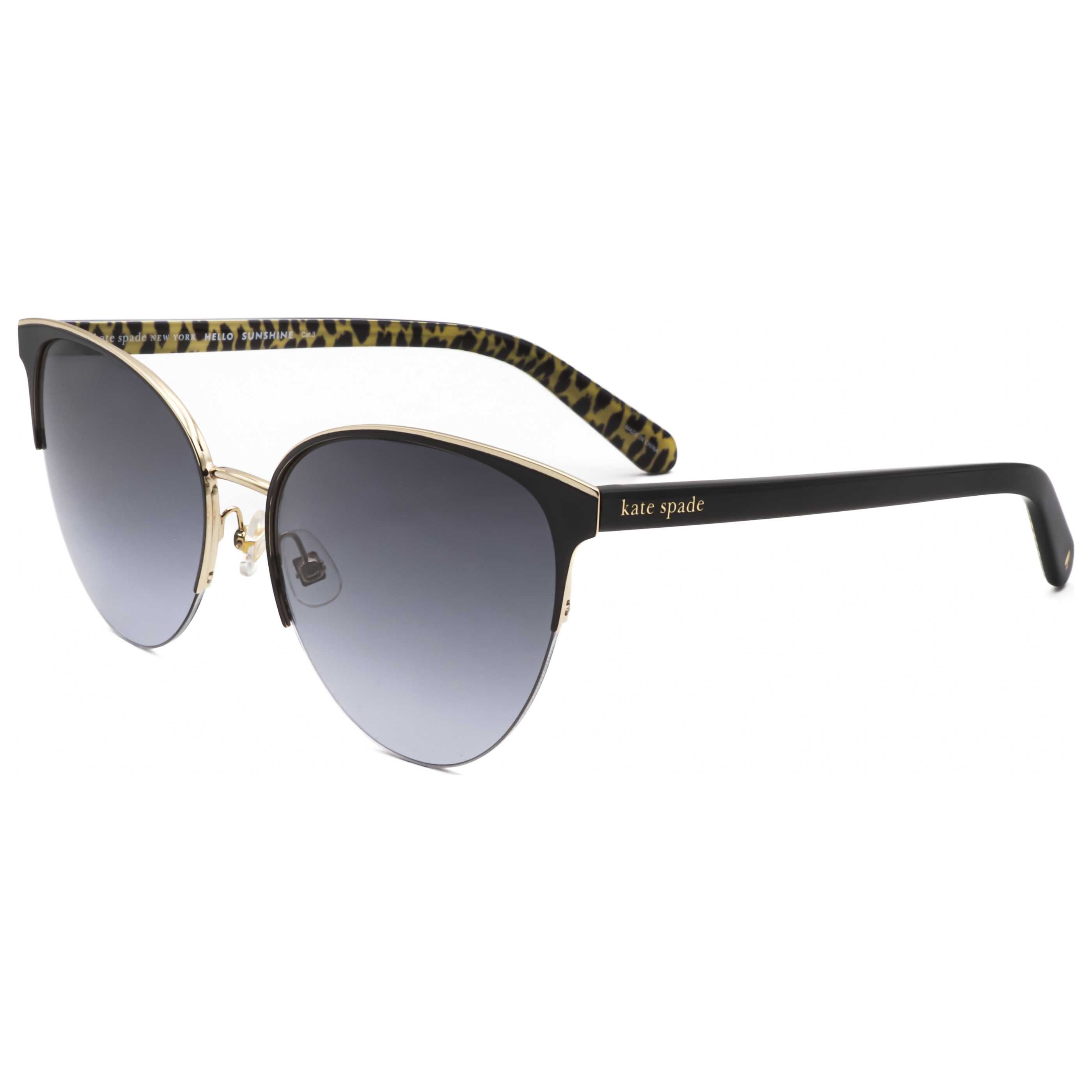 משקפי שמש Kate Spade דגם Izarags לנשים 57 מ״מ בצבע שחור אפור מוצל