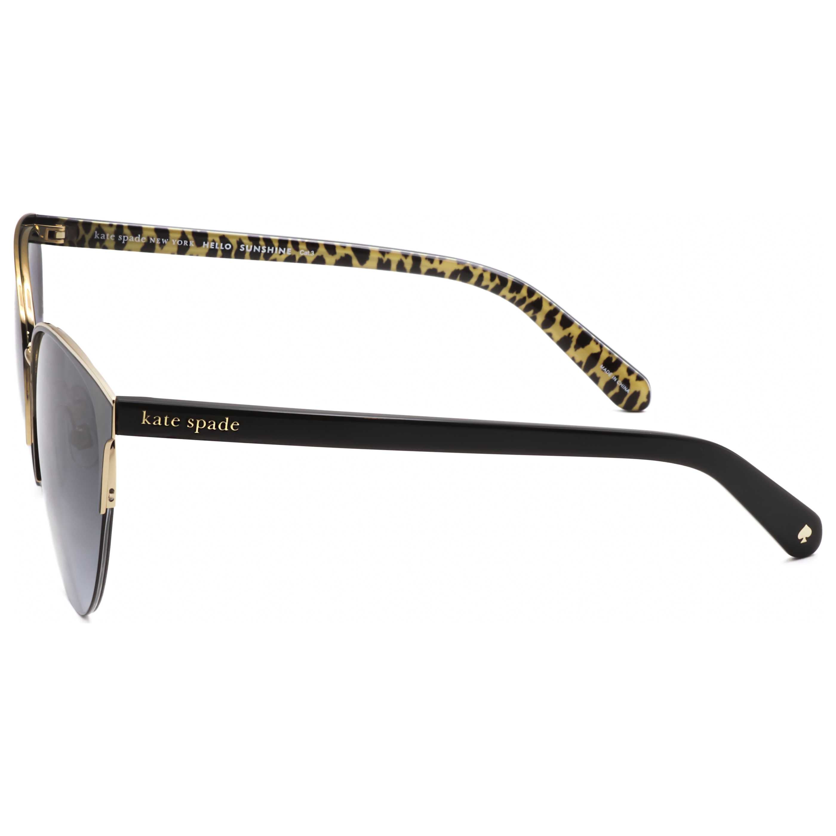 משקפי שמש Kate Spade דגם Izarags לנשים 57 מ״מ בצבע שחור אפור מוצל